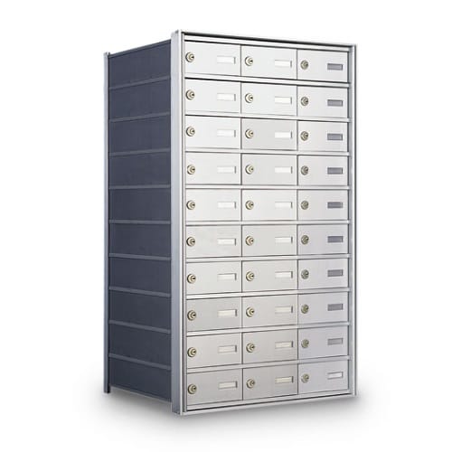 Rear Loading 30-Door Horizontal Private Mailbox